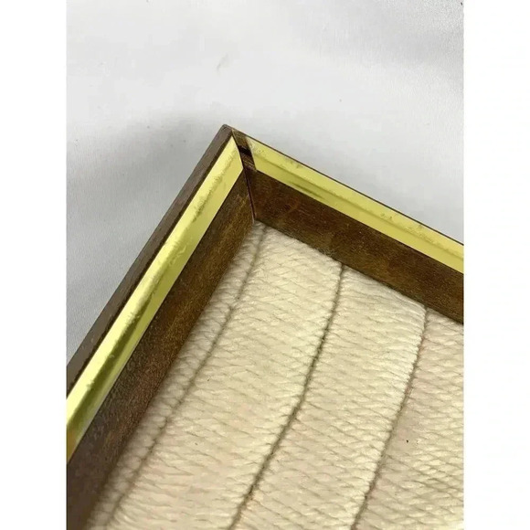 VTG Bernat Victorian Home Framed Needlepoint Crewel Wall Art 17"x21" Handmade - Picture 7 of 12